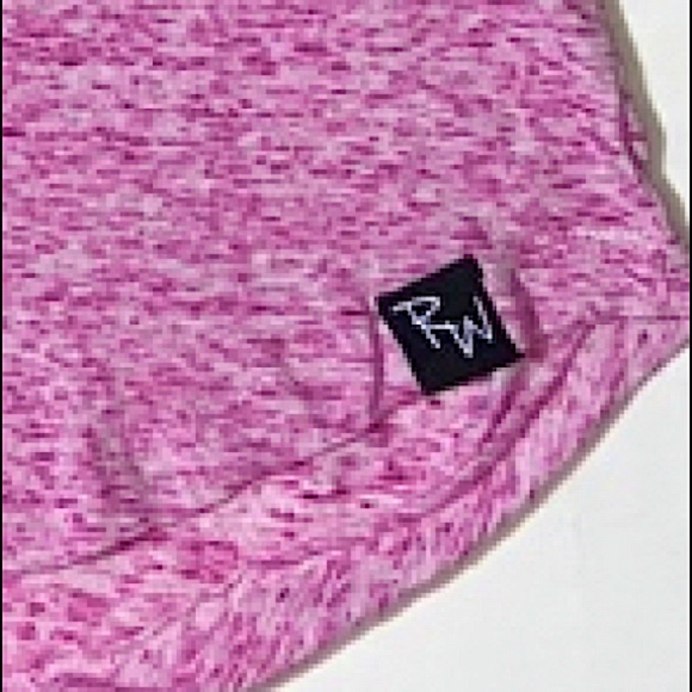 NWOT Padre Island TEXAS V Neck Top. Heather Pink. Size Large - Picture 3 of 7